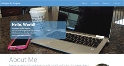 Desktop Screenshot of designsbyregina.com